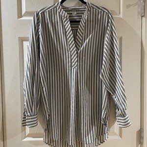 H&M Size 10 Striped Tunic Top